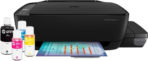 Impressora Multifuncional HP Ink Tank 416 - Tanque de Tinta  Wi-Fi Scanner