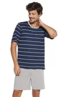 Conjunto de pijama Listrado Lupo Masculino | R$80
