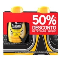 Kit Desodorante Roll On Rexona Men V8 50ml 2 Unidades | R$ 4,50 a unidade