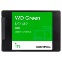 SSD WD Green, 1TB, SATA III, 2.5, Leitura: 545MB/s, Gravação: 550MB/s, Preto - WDS100T3G0A