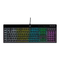 Teclado Gamer Corsair K55 Pro Lite, RGB, USB, Anti-Ghosting, US, Preto - CH-9226065-NA