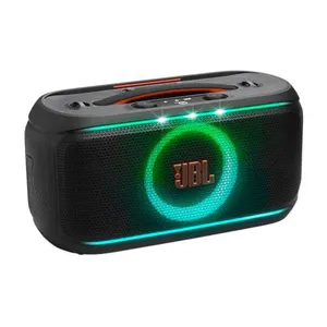 JBL PartyBox On-the-Go 2 - Altifalante portátil Bluetooth para festas com microfone sem fio, espetáculo de luz dinâmica, 15 horas de reprodução, class