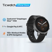【Com Taxa】Smartwatch Ticwatch E3 com Wear OS Snapdragon 4100 8GB/1gb ip68 Google Pay