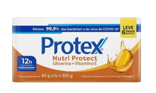 Sabonete Protex Nutri Protect Vitamina E 85g