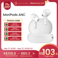 Fone de Ouvido Haylou Moripods Anc V5.2 Tws Bluetooth Fones De Ouvido Sem Fio Controle Toque, com cancelamento de r