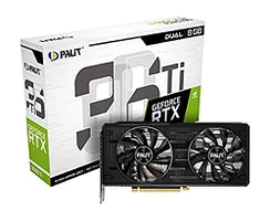 Placa de video Palit RTX 3060 Ti Dual 8G GDDR6 Ray-Tracing Graphics Card, 4864 Core, 1410 MHz GPU, 1665 MHz Boost, 3 x DisplayPort, HDMI