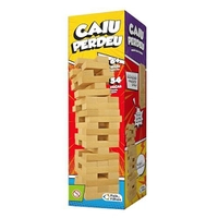 Caiu Perdeu - Jogo com 54 Peças, 6+ Anos