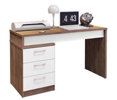 Mesa de Escritório Petropólis 3 GV Avelã e Branca | R$162