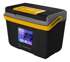 Caixa Térmica 8L com Alça - Preto e Amarelo