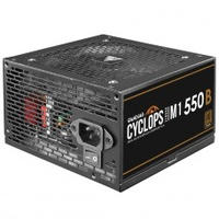 Fonte Gamdias Cyclops M1-550B, 550W, 80 Plus Bronze, Cybenetics, Teclab, PFC Ativo, Cabos Flat