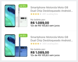 [APP] Smartphone Motorola Moto G8 64GB | R$989