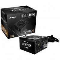 Fonte ASRock Challenger, 550W, 80 Plus Bronze, PFC Ativo, Preto, CL-550B