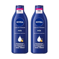 Nivea Loção Hidratante Milk Pele Seca 400ml c/ 2 un.
