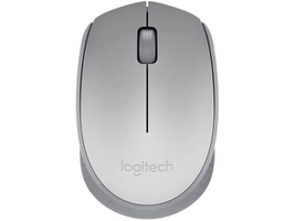 [CLIENTE OURO] Mouse sem Fio Logitech Óptico 1000DPI 3 Botões - M170 Prata R$62