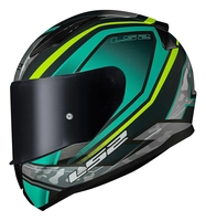 Capacete Masculino Ls2 Ff353 Ufo Verde Cinza Esportivo Moto - 56 