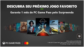 [NOVOS USUÁRIOS] GAMEPASS 1 MÊS GRÁTIS - Mastercard Surpreenda