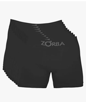 Kit com 10 Cuecas Zorba Boxer Algodão Sem Costura 781