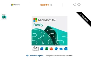 Microsoft 365 Family ESD - Digital para Download - 6GQ-00088
