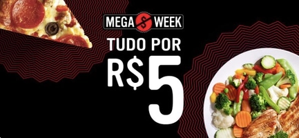 Mega Week iFood - Pratos por R$5 ou R$10