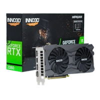 Placa de Vídeo Inno3D GeForce RTX 2060 Twin OC X2 6GB GDDR6 DLSS Ray Tracing 3 ANOS GARANTIA