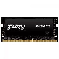 Memória Para Notebook Kingston Fury Impact, 8GB, 3200MHz, DDR4, CL20, Black, KF432S20IB/8