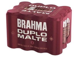 (Adicionar 3) Cerveja Brahma Duplo Malte 12 un. 350ml