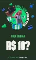 Peça o Picpay Card e ganhe R$ 10