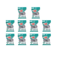 Kit com 10 Esponjas Aço inox para Limpeza pesada ferro e grelha - Flash Limp