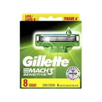 Carga Gillette Mach3 Sensitive + 8 Unidades