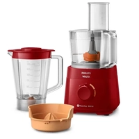 Multiprocessador De Alimentos Philips Walita 1,5 Litros PowerChop Vermelho 600W RI7300 - 127V