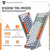 [MOEDAS/JA COM IMPOSTO] Teclado Mecânico Sem Fio Machenike K500w Rgb