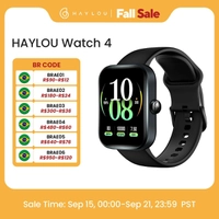 【Com Taxas】Smartwatch Haylou Watch 4 com GPS, Relógio Inteligente com GPS