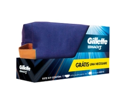 Kit 12 Cargas De Aparelho Para Barbear Gillette Mach3 Grátis Nécessaire