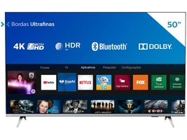 Smart TV 4K LED 50" UHD Philips | R$2069