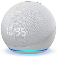 Smart Speaker Amazon Echo Dot 4ª Geração com Relógio e Alexa – Branco