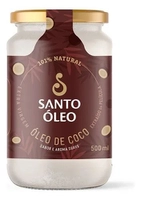 Óleo De Coco Extra Virgem 500ml Santo Óleo