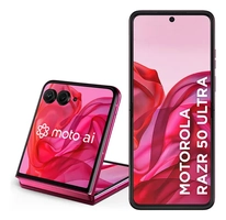 Smartphone Motorola Razr 50 Ultra - 512GB 24GB (12GB RAM+12GB Ram Boost) Tela dobrável 6,9" pOLED e externa 4” Moto AI camera IPX8 - Pink