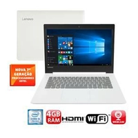 Notebook Lenovo Ideapad Core i5-7200U 4GB 500GB Tela de 14” Windows 10 - R$1.804