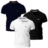 Kit com Três Camisas Polo Piquet Regular Fit - POLO Match | R$88