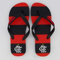 Chinelo Flamengo Manto I 2023 Preto e Vermelho
