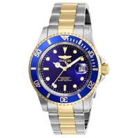 Invicta Relógio masculino de quartzo Pro Diver com pulseira de aço inoxidável