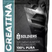 Creatina Monohidratada 500g Soldiers Nutrition Sabor Natural