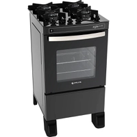 [CC Shoptime] Fogão Atlas 4 Bocas Agile Glass Bivolt - R$559