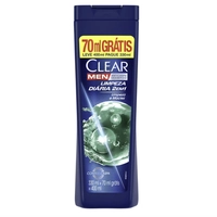 Shampoo Anticaspa Clear Men Limpeza Diária 2 em 1 400ml