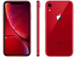 iPhone XR Apple 128GB Product Red 4G Tela 6,1” - Retina Câm. 12MP + Selfie 7MP iOS 12