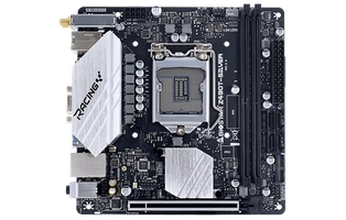 Placa Mãe Biostar Racing Z490T-Silver, Chipset Z490, Intel LGA 1200, Mini-ITX, DDR4, IZ49BIHT-R01-BS