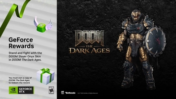 [NVIDIA Rewards/Selecionados] Resgate a skin do DOOM Slayer Onyx - DOOM: The Dark Ages 