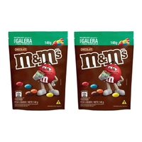 Combo 2 confeito M&MS choc ao leite 148G mars