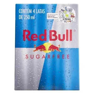 Pack com 4 unidades de energético zero açucar 250ml.
