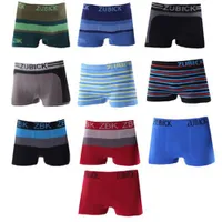Kit Com 10 Cuecas Boxer Zubick Master -M-G-GG